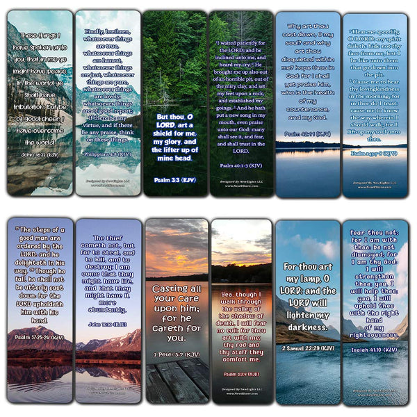 Encouraging scriptures for those overcoming Depression Bookmarks