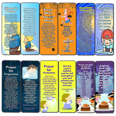 Children's Prayers Bookmarks