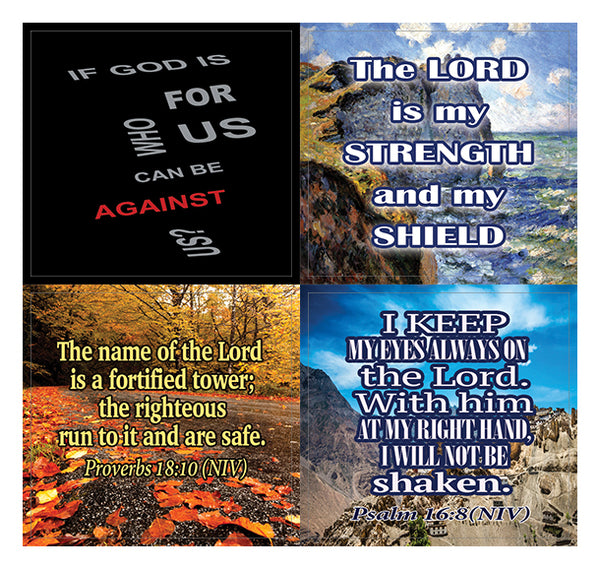 Be Strong Stickers (10-Sheet) - Great Gift Away for Ministry, Bible Study and Sunday Schools