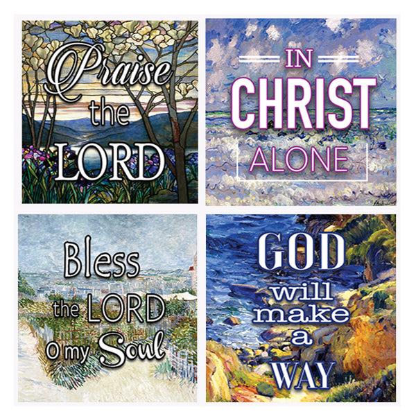 Christian Bible Verses Scriptures Planner Stickers - 5 Sheets