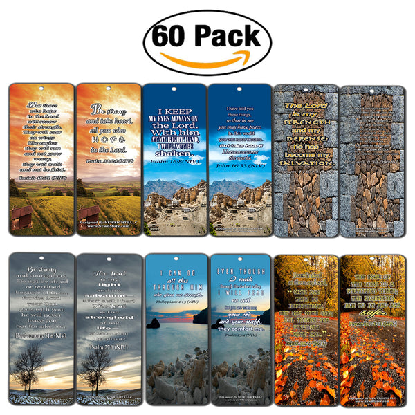Bible Verses Bookmarks (60-Pack) (Encouragement Bible Verses)