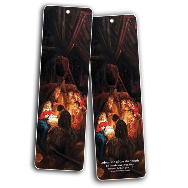 Famous Christianity Clasisic Art Paintings Bookmarks (60-Pack)