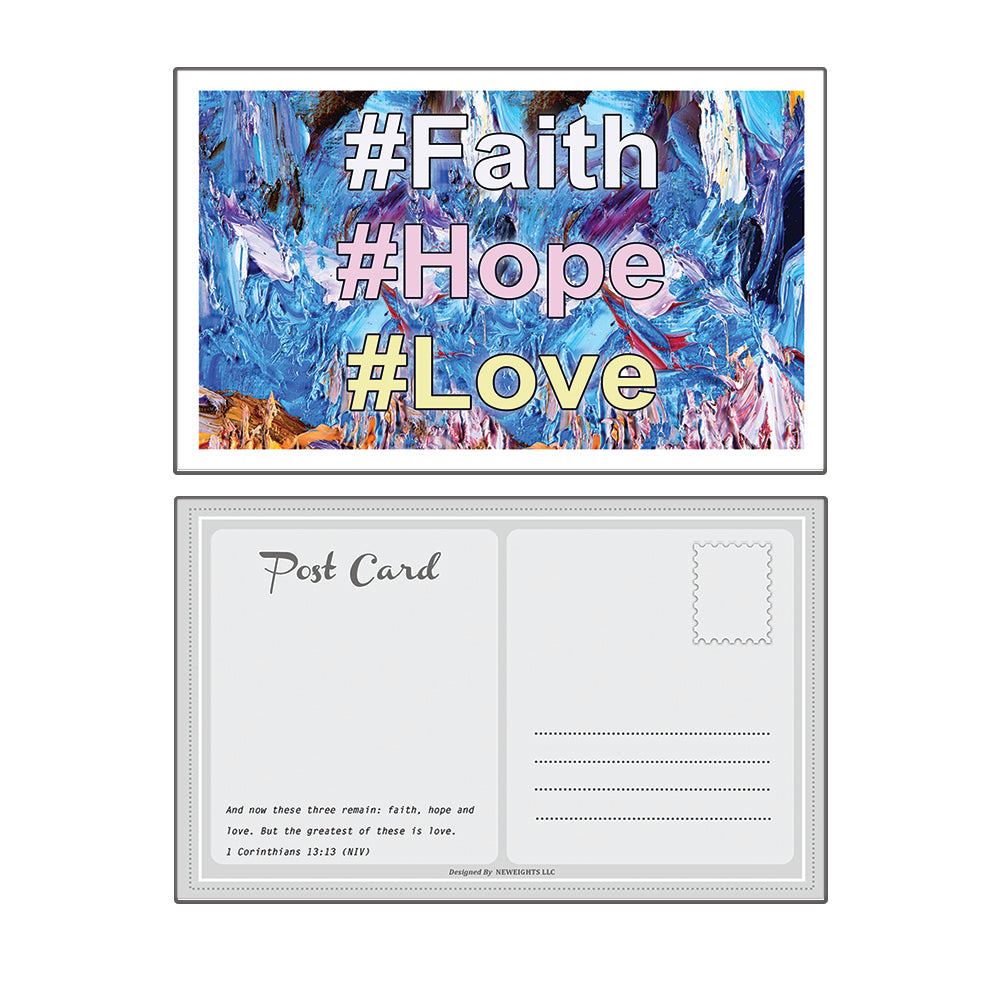 Christian Inspirational Bible Verses Postcards Cards (30-Pack) - How Great is Our God Theme - Prayer Cards - War Room Decor