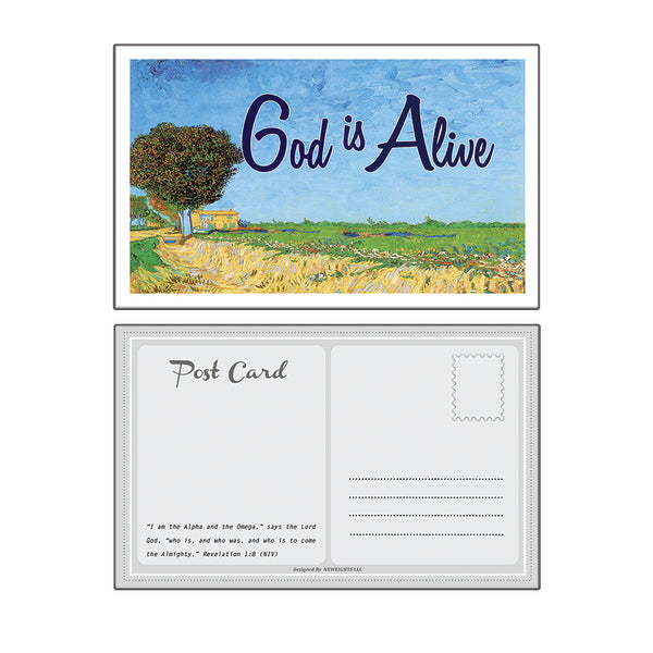 Christian Inspirational Bible Verses Postcards - How Great is Our God (60-Pack) - Perfect Giveaway for MINISTRIES and Sunday Schools