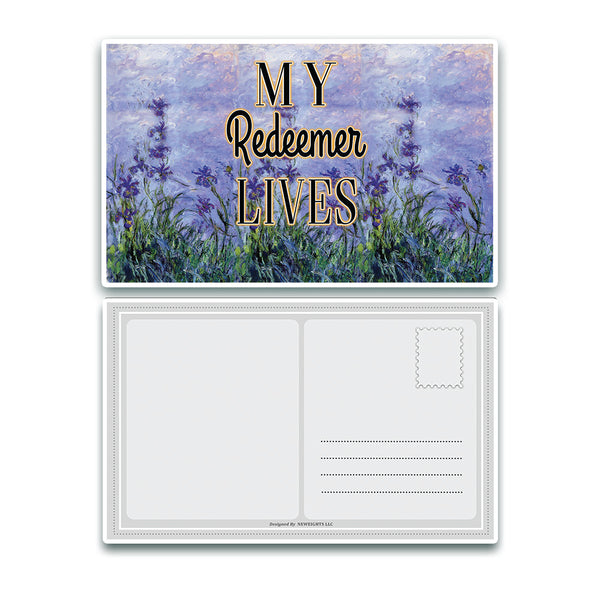 Christian Bible Verse Postcards - In Christ Alone (60-Pack) - Variety Encouraging Postcards