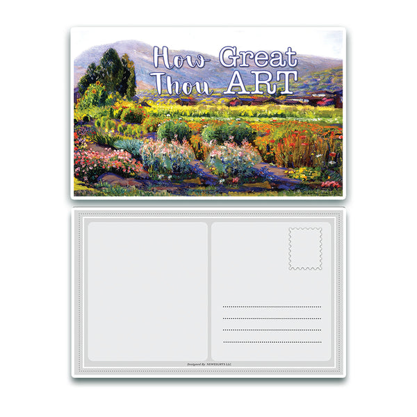 Christian Bible Verse Postcards - In Christ Alone (60-Pack) - Variety Encouraging Postcards
