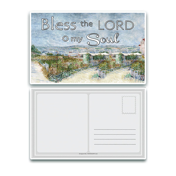 Christian Bible Verse Postcards Cards - In Christ Alone (30-Pack) - Christian Bible Theme Collection & Gift with Inspirational, Motivational, Encouraging Scripture based Messages