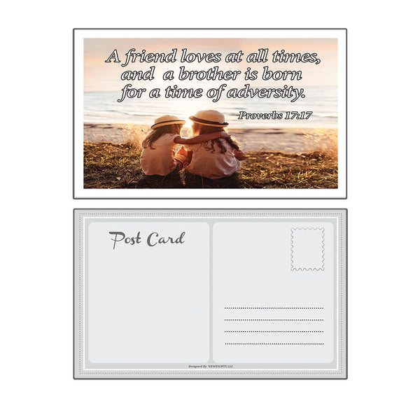 Inspirational Popular Bible Verses Postcards (60-Pack) - Multiple Encouraging Postcards