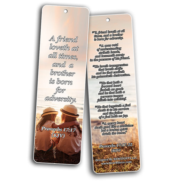 Bookmarks with Popular Inspirational Bible Verses - Handy Collection of Bible Verses For Women