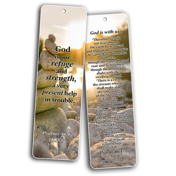 Bookmarks with Popular Inspirational Bible Verses - Handy Collection of Bible Verses For Women
