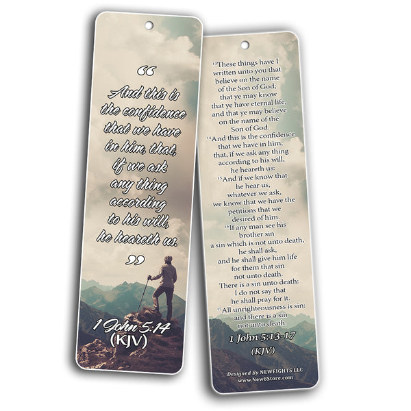 Bookmarks with Popular Inspirational Bible Verses - Handy Collection of Bible Verses For Women