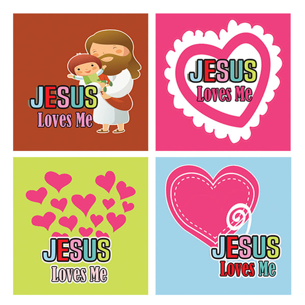 Jesus Loves You Stickers (5-sheets)