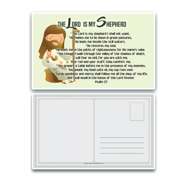 NewEights Christian Postcards Cards for Kids (60 Pack) - With encouraging bible messages - Great stocking stuffers for postcard collectors, Postcrossing, scrapbooking, gifts, invitations