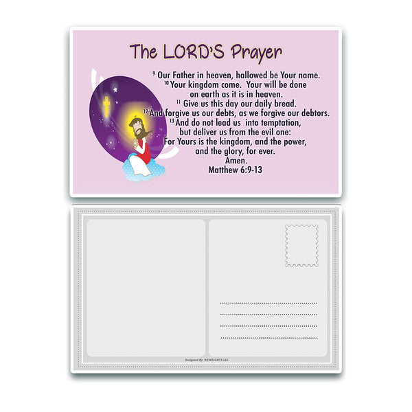 NewEights Christian Postcards for Kids (12 Pack) - Great Variety Postcards with Motivational Scriptures