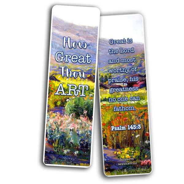 Christian Bookmarks Cards - In Christ Alone (30-Pack) - Gift Ideas for Sunday School, Youth Group, Church Camp, Bible Study - Easter Day, Thanksgiving, Christmas - Prayer Cards - War Room Decor