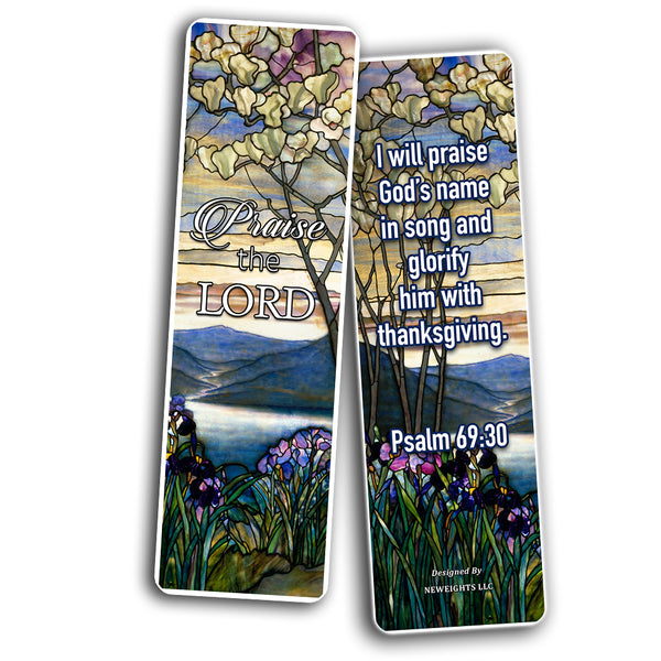 Christian Bookmarks Cards - In Christ Alone (30-Pack) - Gift Ideas for Sunday School, Youth Group, Church Camp, Bible Study - Easter Day, Thanksgiving, Christmas - Prayer Cards - War Room Decor