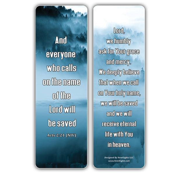 NewEights Popular Prayers and Bible Scriptures on Short Prayers Bookmarks (12-Pack) – Daily Motivational Card Set