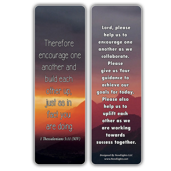 NewEights Opening Prayers for Meetings Bible Verses Bookmark Cards (30-Pack) – Bulk Gifts Bookmarkers