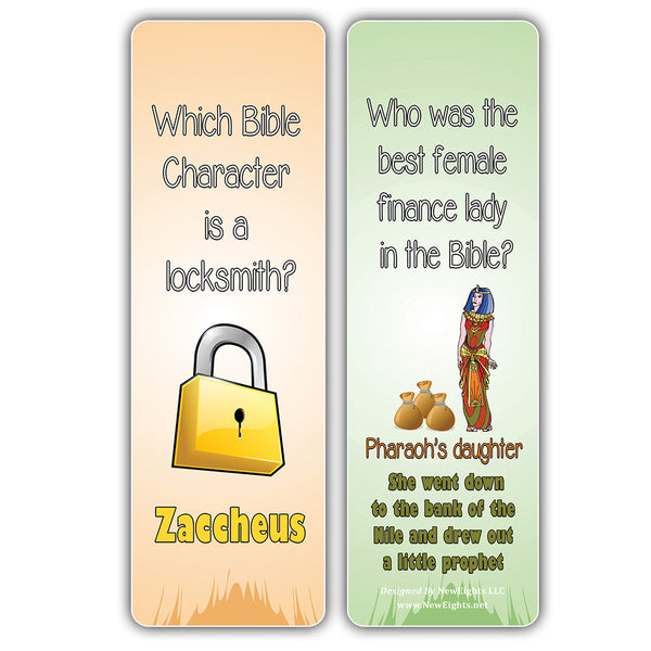 NewEights Christian Funny Jokes Bookmarks Series 3 (30-Pack) – Bulk Gifts Bookmarkers