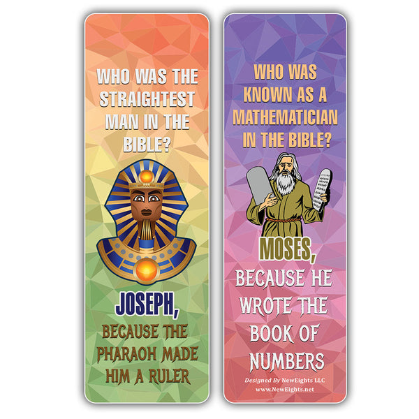 NewEights Christian Jokes Bookmarks for Kids Series 6 (30-Pack) – Daily Motivational Card Set