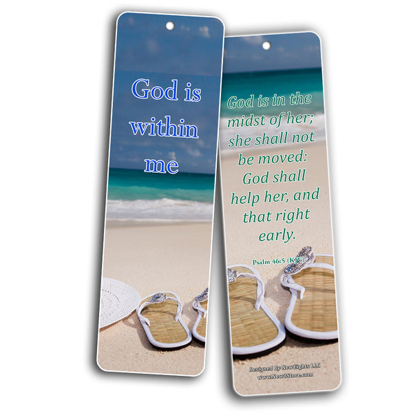 Feminine Strength Scripture Bookmarks (60 Pack) - Perfect Giveaways for Sunday School and Ministries Designed to Inspire Women