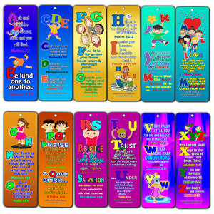 ABC Bible Verses For Kids (30-Pack) - Handy Memory Verses for Kids Perfect for Children?s Ministries and Sunday Schools