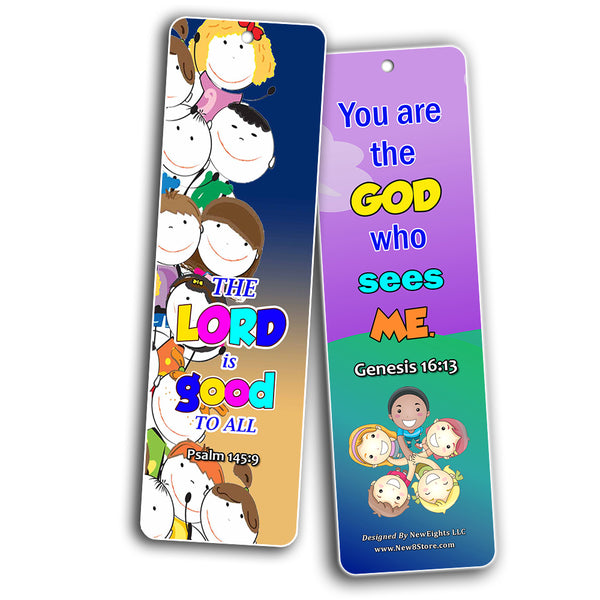 Short Bible Verses for Kids Bookmarks (30-Pack) - Handy Memory Verses for Kids and Colorful Bookmarks Perfect for Children?s Ministries and Sunday Schools