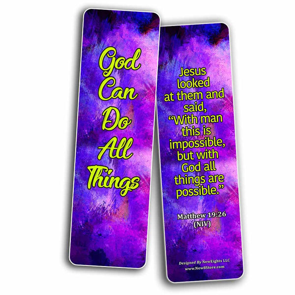 Sovereignty of God Bible Scriptures Bookmarks (30 Pack) - Handy Gospel Bible Texts About God?s Sovereignty