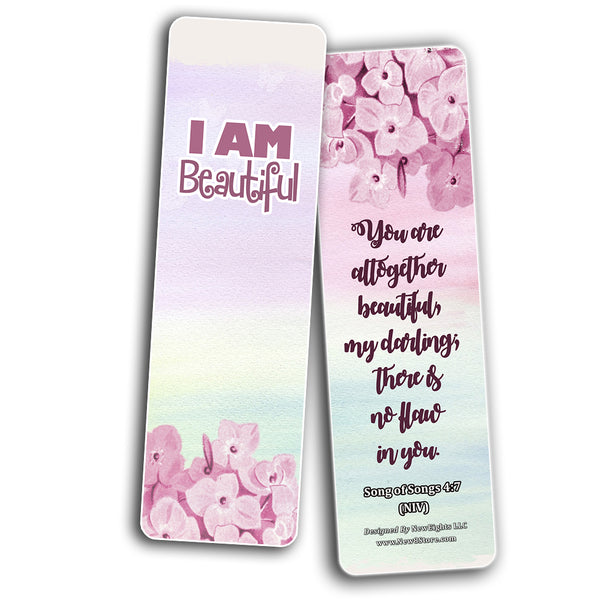 Devotional Bible Verses for Women Bookmarks (60 Pack) - Perfect Giveaways for Sunday School and Ministries Designed to Inspire Women