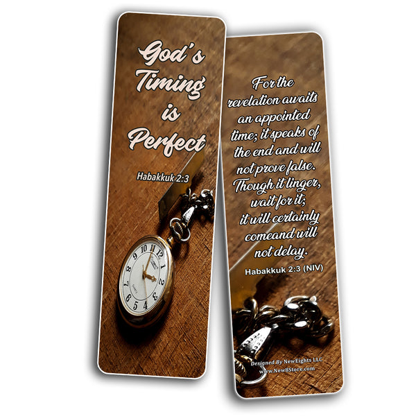 Religious Bookmarks About Waiting on God to Answer Prayer (30 Pack) - Handy Reminder That Reminds Us That God Is Working In our Waiting
