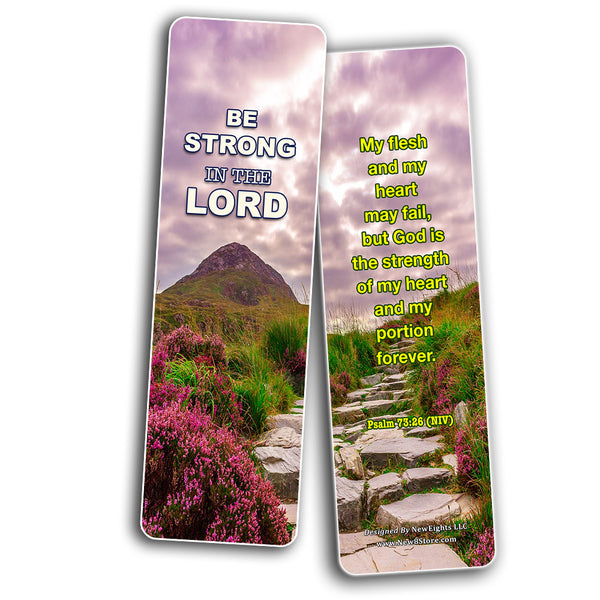 Bible Verses About Trusting God Bookmarks (60 Pack) - Perfect Giftaway for Sunday School