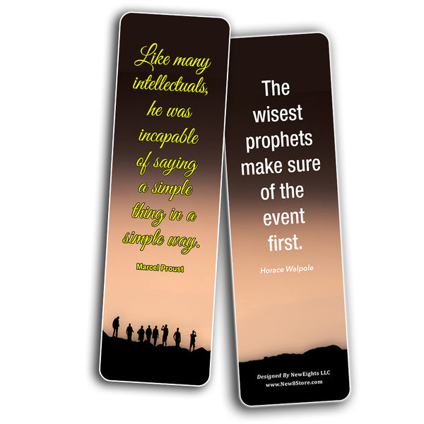 Inspirational Quotes Bookmarks Cards Series 4 (60-Pack) - Perfect Gift Away for Friends and Loved Ones