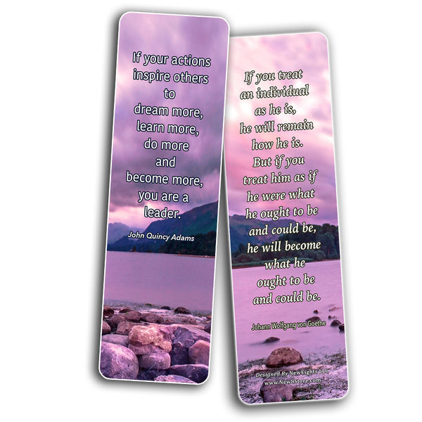 Inspirational Quotes Bookmarks Cards Series 4 (60-Pack) - Perfect Gift Away for Friends and Loved Ones
