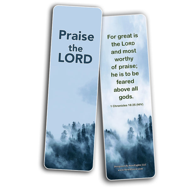 Memory Verse About Greatness of God Bookmarks (60-Pack) - Perfect Gift Away for Sunday Schools