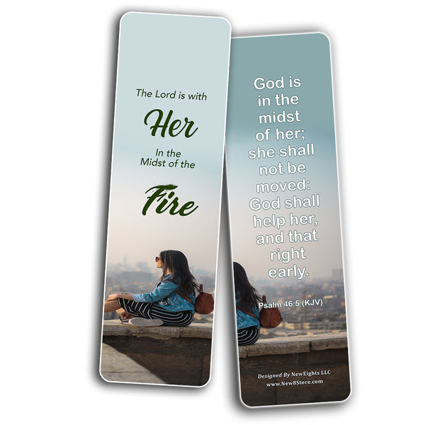 Popular Bible Verses for Women Bookmarks KJV (60-Pack) - Best Giftaway for Women Ministries