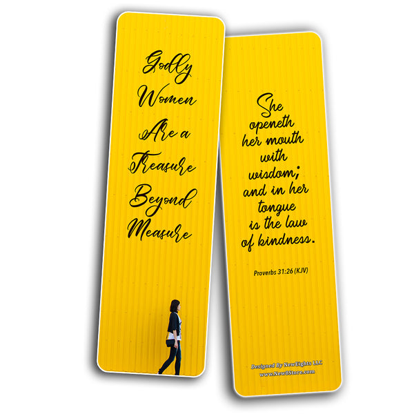 Popular Bible Verses for Women Bookmarks KJV (30-Pack) - Great Collections of KJV Bible Verses