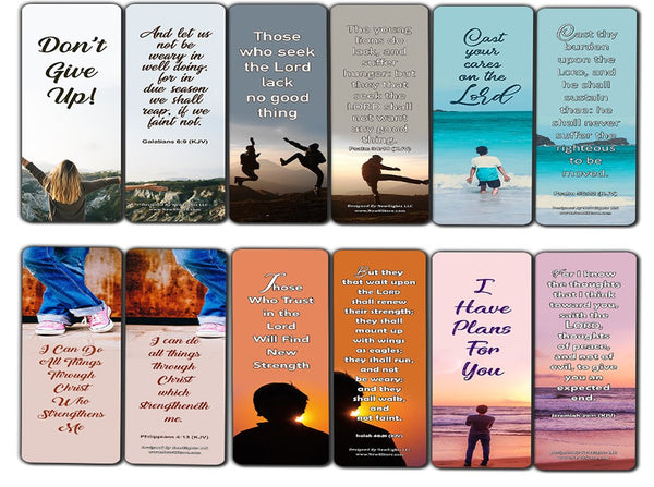 Popular Bible Verses for Teens Bookmarks KJV (30-Pack) - Handy Reminders for Teens to Memorize