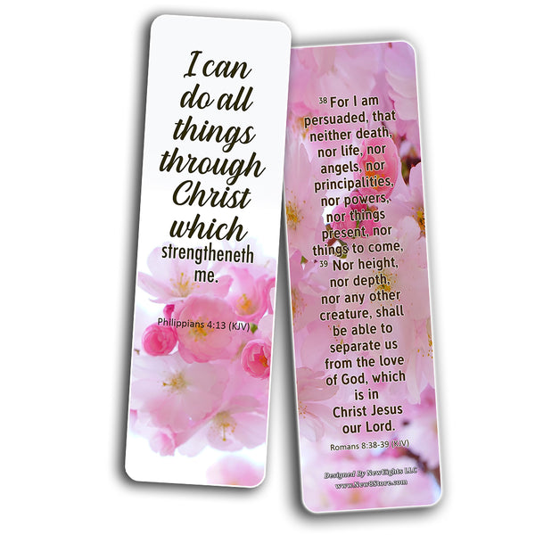Christian Faith Scripture KJV Bookmarks (60-Pack) - Perfect Gift Away for Sunday Schools