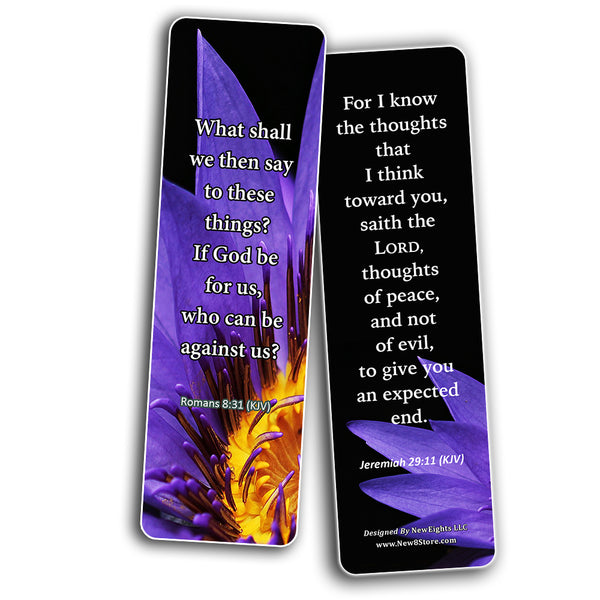 Christian Faith Scripture KJV Bookmarks (30-Pack) - Handy Christian Daily Reminder
