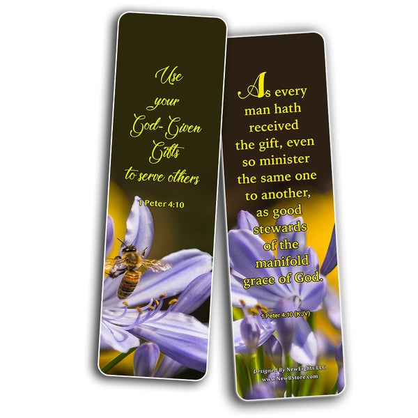 God's Grace is Sufficient KJV Bookmarks (30-Pack) - Handy Christian Daily Reminder
