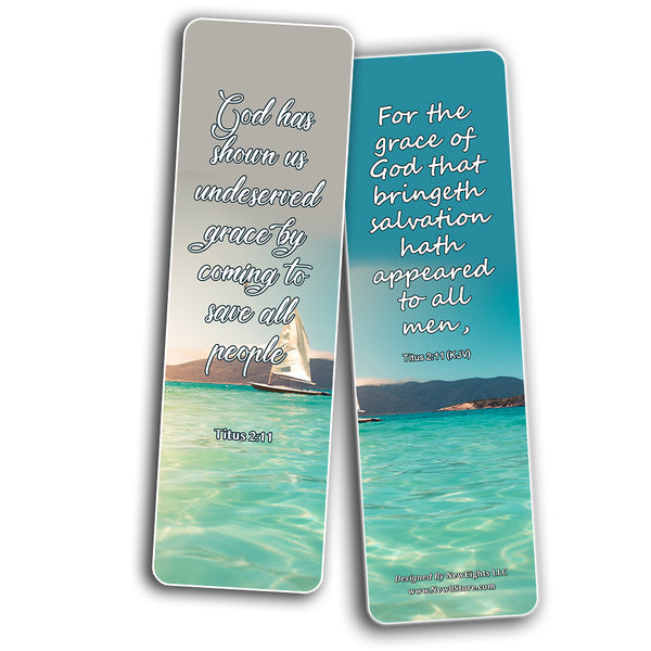 God's Grace is Sufficient KJV Bookmarks (30-Pack) - Handy Christian Daily Reminder