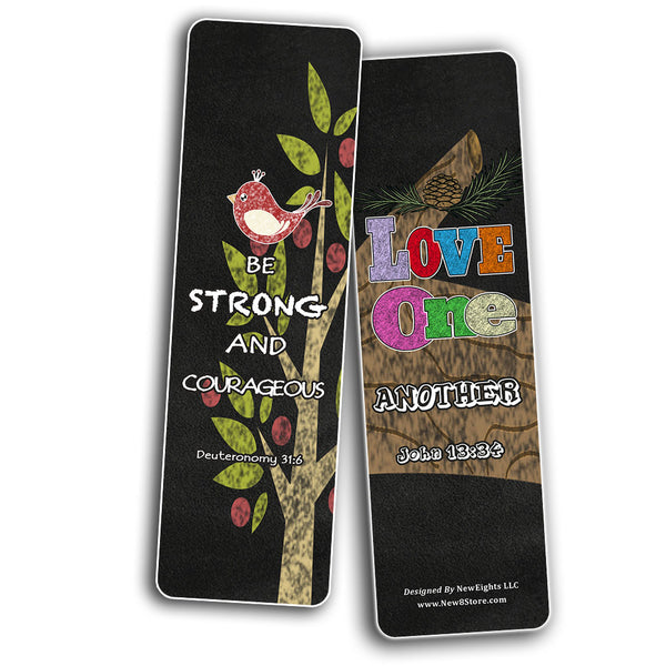 Colorful Bible Verse Bookmarks Cards (60-Pack) - Perfect Gift Away for Sunday Schools
