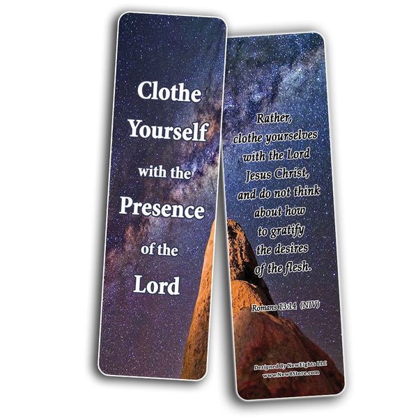 How To Live An Intentional Life Memory Verses Bookmarks (60-Pack) - Perfect Giftaway for Sunday School and Ministries