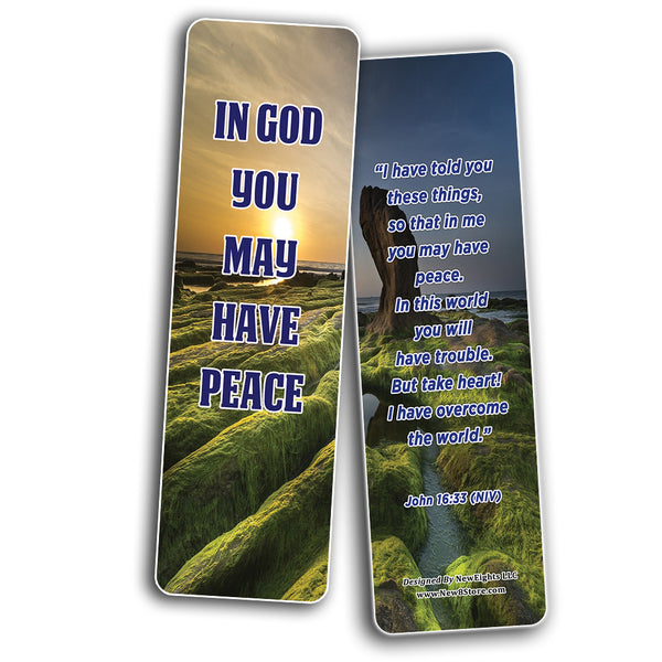 Stand Strong in Uncertain Times Bible Bookmarks (30-Pack) - Handy Reminder About How To Stand Strong