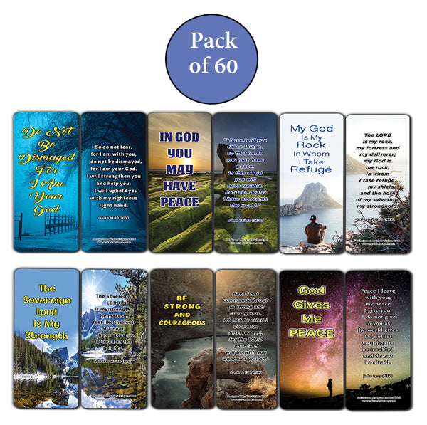 Stand Strong in Uncertain Times Bible Bookmarks (60-Pack) - Perfect Giftaway for Sunday School and Ministries