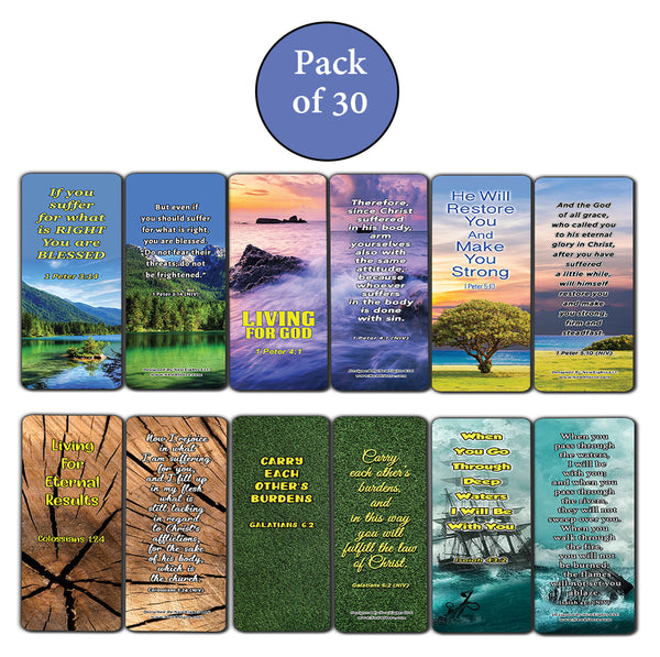 Living Out God's Mission Bible Verse Bookmarks (30-Pack) - Handy Reminder About How To Live Out God?s Mission