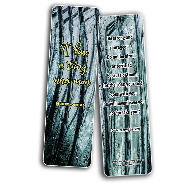 Christian Affirmations Bible Verses for Men Cards (30-Pack) - Daily Bible Reminders for Men