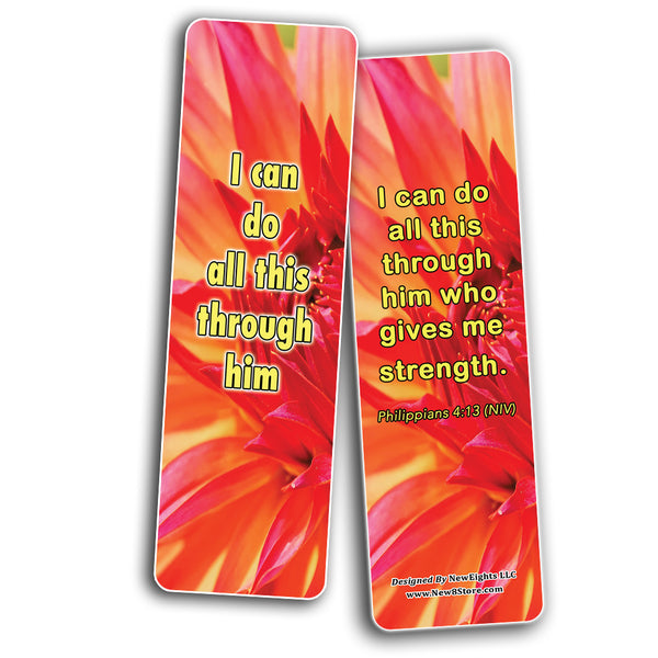 Popular Bible Verses for Teenage Girls Bookmarks (30 Pack) - Handy Reminders For Teens To Memorize