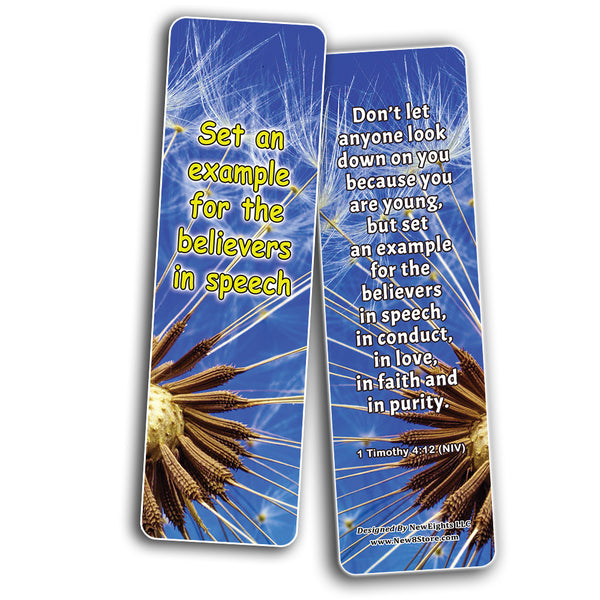 Popular Bible Verses for Teenage Girls Bookmarks (30 Pack) - Handy Reminders For Teens To Memorize