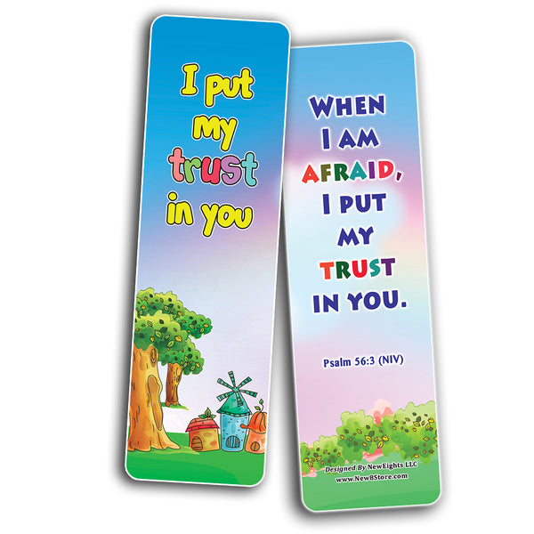 Fear Not Memory Verse Bookmarks (60-Pack) - Perfect Giveaways for Sunday School, VBS and Children's Ministry